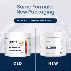 Renue by Science Nicotinamide Riboside | 1000Mg Nicotinamide Powder - High Strength NR NAD Powder Sublingual Citrus Burst Flavor | Manufactured in the USA & Third-Party Tested | 60 Servings