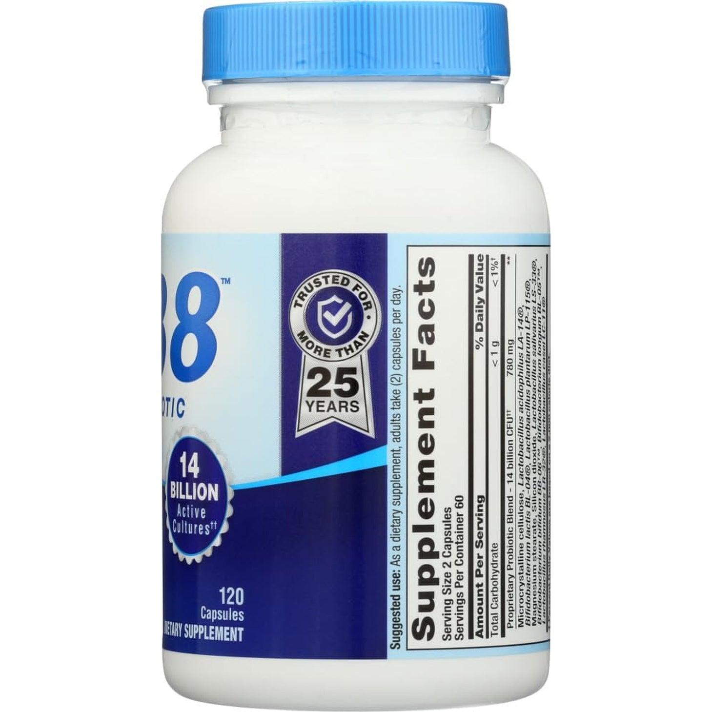 PB8 Pro-Biotic Acidophilus 120-Count (Value Pack of 2)