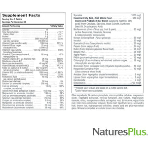 Naturesplus Source of Life - 90 Tablets - Multivitamin & Mineral Supplement with Concentrated Whole Foods - Gluten Free, Vegetarian - 30 Servings