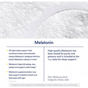 Ritual Sleep Melatonin 5Mg - Sleep Aid Supplement - Bioseries Time Released Capsules Designed for All Night* Sleep Support for Adults - Vegan - Drug-Free - Vanilla - 20 Capsules - 20 Servings