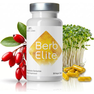 Mara Labs Berbelite | 350Mg Berberine HCL & Broccoli Seed Complex for Increase Bioavailability | 30 Vegan Capsules