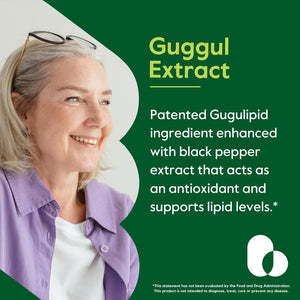 BESTVITE Guggul Extract 500Mg (120 Vegetarian Capsules) - Backed by Clinical Research, Patented and Standardized, Enhanced by Bioperine - No Fillers - No Stearates - Vegan - Non GMO - Gluten Free