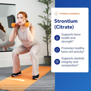 Pure Encapsulations Strontium (Citrate) | Hypoallergenic Dietary Supplement to Support Healthy Bones* | 90 Capsules