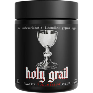 Holy Grail - Semen Volume Booster Stack | Softgel = Higher Bio-Availability | Men'S Load & Fertility Enhancer | Sunflower Lecithin, Pygeum, L-Citrulline, Copper, & Zinc for Testosterone | One Month