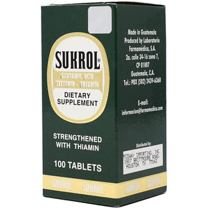 Sukrol, Vitamin, Improve Healthy Brain Function, 100 Tablets, Bottle