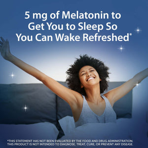 Unisom Simple Slumbers Drug-Free Sleep Aid Gummies, Melatonin 5Mg, Sleep Support for Adults, Midnight Raspberry Flavor, 120 Count
