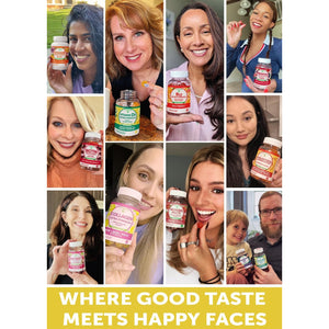 Lunakai USA Made Collagen Peptides Gummies - 200Mg Non-Gmo Anti-Aging Formula with Biotin, Zinc, Vitamins C & E for Hair, Skin and Nails, 60Ct