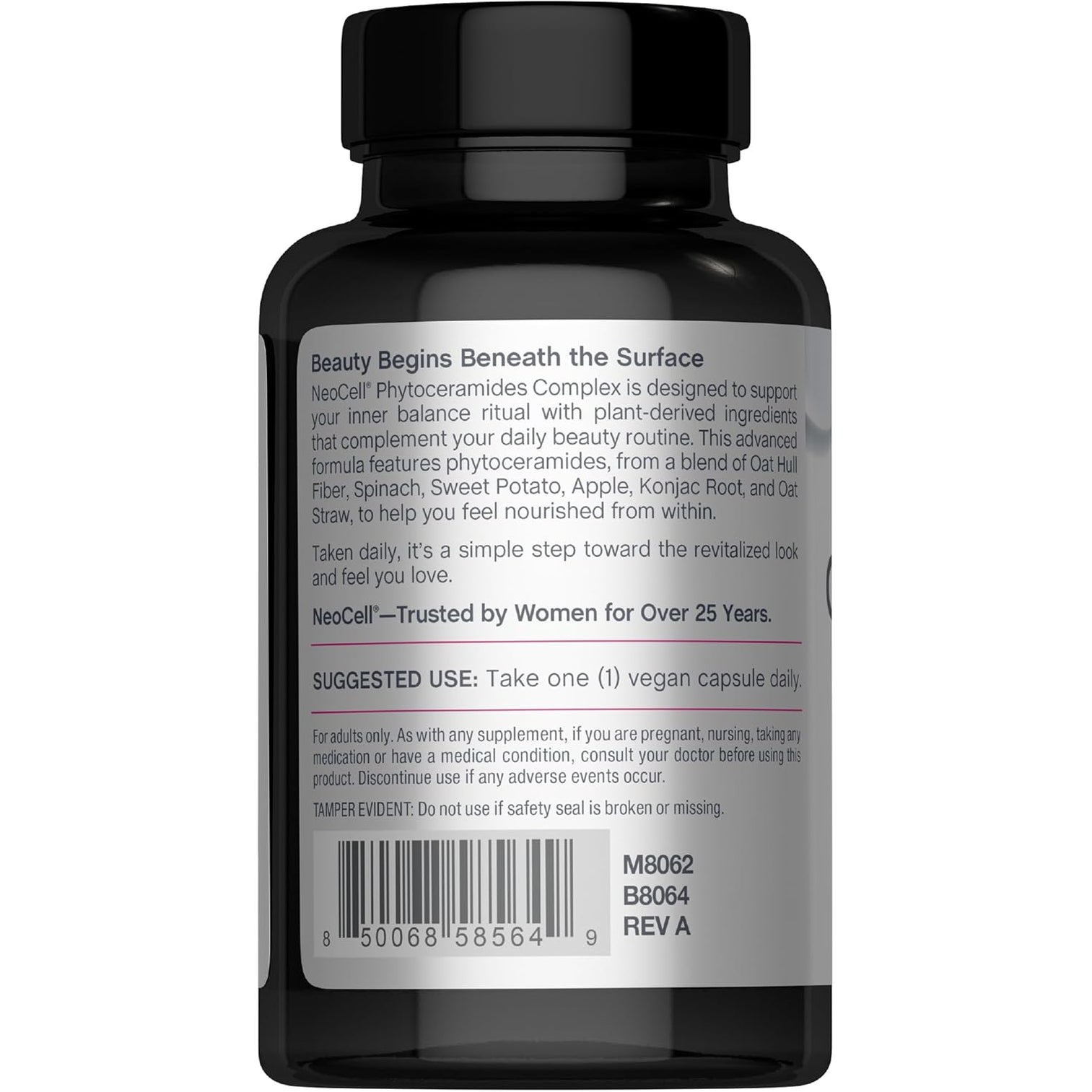 Neocell Phytoceramide Complex Supplement | 60 Capsules | Advanced Formula | Vegan Plant Derived Ceramides