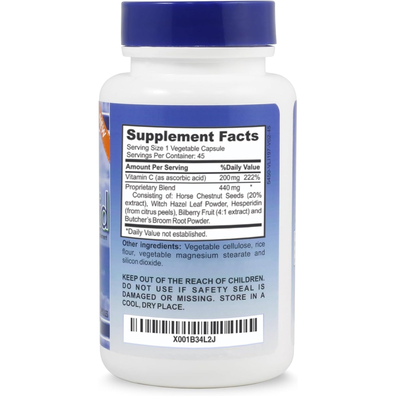 Hemrid plus Advanced Herbal Comfort Formula - 45 Veggie Capsules for Enhanced Comfort & Wellness, Featuring Horse Chestnut, Witch Hazel & More - Proudly Made in the USA