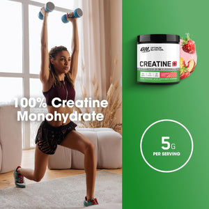 Optimum Nutrition Creatine Monohydrate plus Powder, Strawberry Peach Flavored Creatine Performance Blend, with Electrolytes for Hydration, Added Vitamins, 40 Servings, 360 Grams (Packaging May Vary)