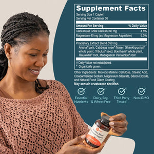 Ruved Carditone - Natural Heart Health Supplement for Women & Men, BP Formula, Holistic Heart Support with Rauwolfia, Arjuna, Calcium, and Magnesium - 30 Servings