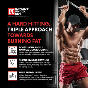 Instant Knockout - Fat Burner Weight Loss Shredding Formula - All Natural Ingredients