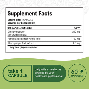 Simlike Nutraceuticals - DIM, Hormone + Detox (60 Capsules)