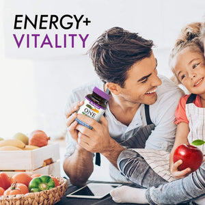 Bluebonnet Nutrition Men’S One Vegetable Capsule, Whole Food Multiple, K2, Organic, Energy, Vitality, Non-Gmo, Gluten, Soy & Milk Free, Kosher, 3 Month Supply, 90 Count