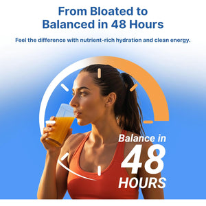 Hollywood Diet 48 Hour Juice Cleanse Drink 2 Pack, Vitamin-B Infused Detox Cleanse for Body Reset, Hydration, and Energy | Ideal for Intermittent Fasting, Bloating Support, Event Prep, 32 Oz