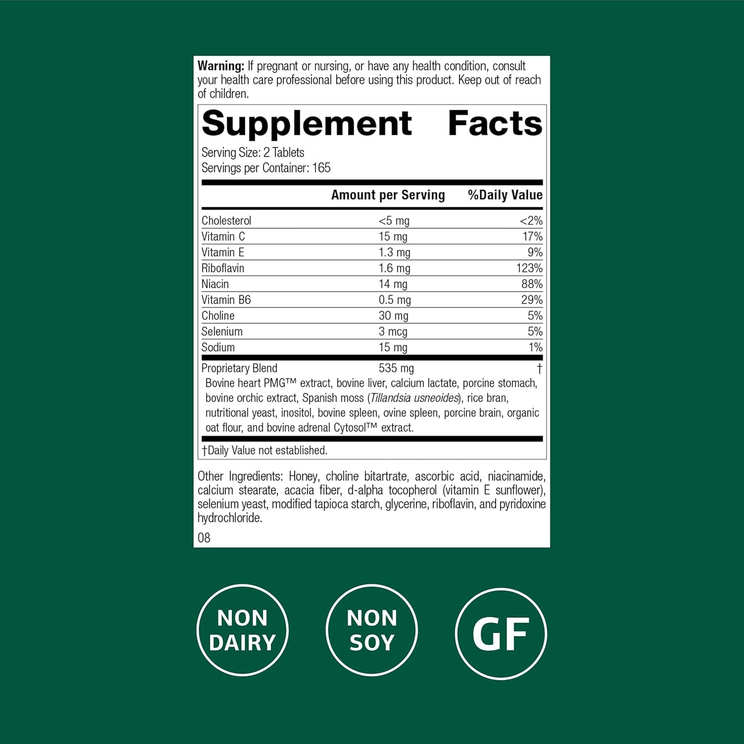 Standard Process Cardio-Plus GF - Supports Heart Health & Circulation - Cardiovascular Support with Vitamins B6, C & E - Includes Niacin & Selenium - Gluten-Free, Non-Dairy & Non-Soy - 330 Tablets