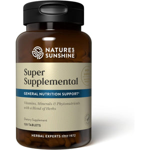 Nature'S Sunshine Super Supplemental: Complete Multivitamin with Minerals, Antioxidants & More for Nutritional Gaps, Overall Health, Immune & Energy Support. 120 Tabs