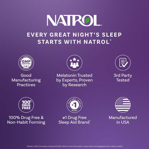 Natrol Melatonin 10Mg Fast Dissolve Tablets - Strawberry Flavor, 200 Count, Sleep Support, Fast Dissolve Melatonin for Adults, 200-Day Supply