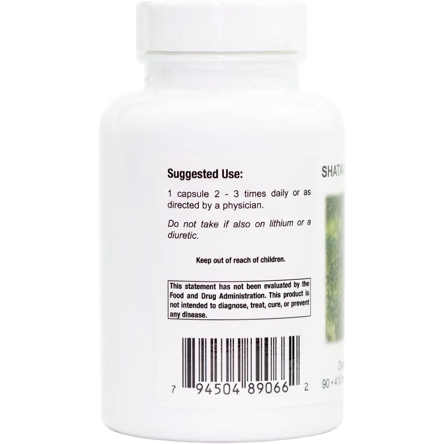 Supreme Nutrition Shatavari Supreme, 90 Pure Shatavari Root Vegetarian Capsules