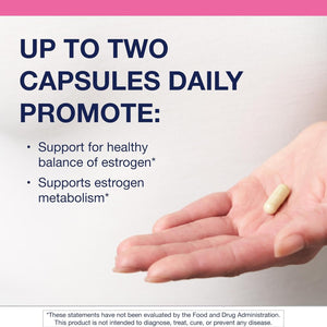 Metagenics Meta Indole-3-Carbinol Supplement - Supports Estrogen Hormone Balance, Antioxidant & Liver Health* - Non-Gmo, Gluten-Free, Vegan - GMP Certified Facility - 60 Capsules