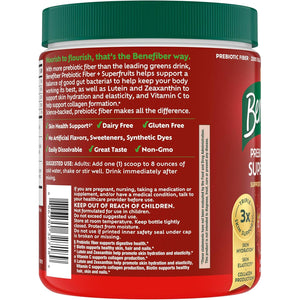 Benefiber Prebiotic GLP-1 Friendly Fiber + Superfruits Dietary Supplement, Strawberry Dragon Fruit Flavor, 8.8 Oz (250G)