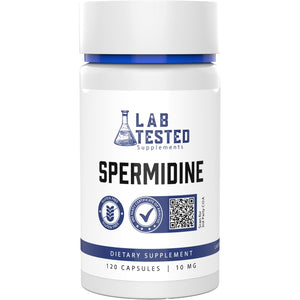 Spermidine 3HCL Supplement - 120 10Mg Capsules - 3Rd Party Coa'S Provided with Every Lot# - Spermidine Trihydrochloride