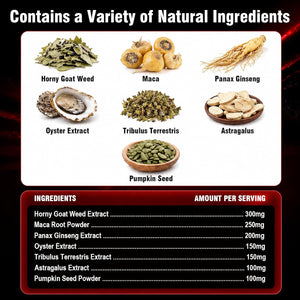 Umanu Fast-Acting Male Enhancing Supplement – Boost Blood Flow, Gain Drive, Size (Length + Girth), Increase Stamina – Made with Maca, Epimedium & Other Natural Ingredients – 3Rd Party Tested