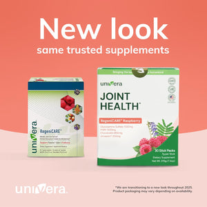 Glucosamine, Chondroitin, MSM with Univestin | Joint Support Powder Drink Mix for Mobility & Flexibility | Raspberry Flavor | 30-Day Supply (7G X 30 Sticks)