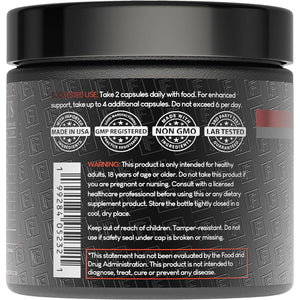 Formulation Factory Primal Power 10-In-1 Grass-Fed Beef Organ Complex with Liver, Heart, Bone Marrow, Orchic, Kidney, Spleen, Pancreas, Adrenals, Thymus & Brain - 120 Capsules