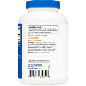 Nutricost L-Carnitine Tartrate 1,000Mg, 240 Capsules - 500Mg per Capsule, 120 Servings