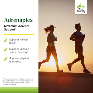 Terry Naturally Adrenaplex - Adrenal Gland Function Supplement - Glandular Support Supplement with Vitamins C & B6 - Supports Healthy Adrenal Function - Keep Out of Reach of Children - 120 Capsules