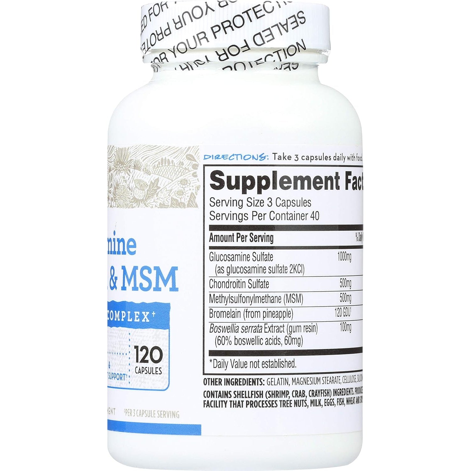 365 by Whole Foods Market, Glucosamine Chondroitin & MSM, 120 Ct