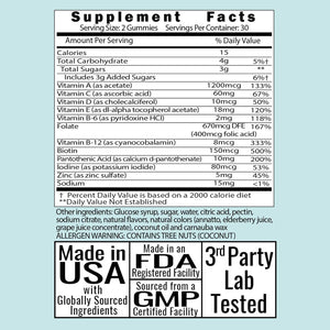 SHIZAM Retinol Vitamin a Gummies, Gummy Vitamins for Clear Complexion & Glowing Skin: Anti-Aging Multi-Vitamin for Women: Collagen Booster: Pill/Pills Capsule/Capsules Supplement/Supplements Alt