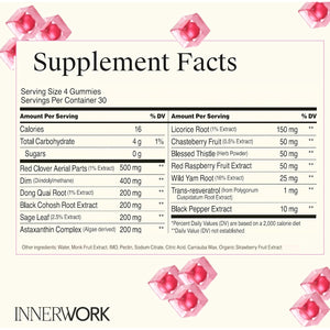 Menopause Gummies for Women – Hormone Balance Gummies with DIM, Black Cohosh, Red Clover, Chasteberry & Dong Quai – PMS & Perimenopause Support – Sugar Free Vegan Women’S Health Supplements,120 Count