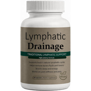 Lymphatic Drainage Capsules - New Maximum Potency Formula with Dandelion Extract, Cleavers Extract, Natural Ingredients, Vegan & Non-Gmo, 60 Capsules (1)