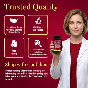 Liposomal Berberine HCL Capsules Supplement for Men and Women - 60 Capsules, 30 Servings - Third Party Tested, Made in USA