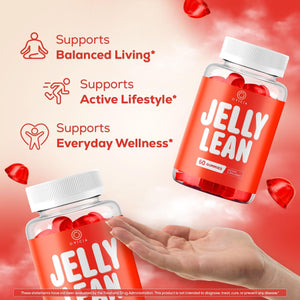 Jelly Lean Gummies - Official Jelly Lean Gummys Advanced Premium Formula Maximum Strength, All Natural Daily Jellylean Vitamins Support for Overall Health & Wellness, 60 Gummies for 1 Month