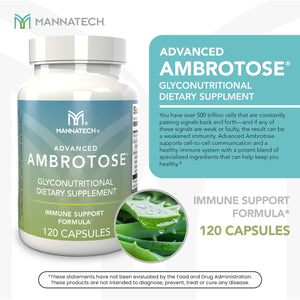 Mannatech Advanced Ambrotose 120 Capsules