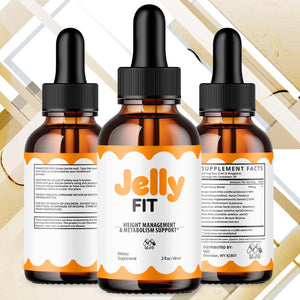 Jelly Fit Drops, Official Jellyfit Drops with All Natural Ingredients, Advanced Jelly Fit Health and Wellness Support Supplement, Jellyfit Maximum Strength Active Lifestyle Multivitamin (30 Servings)