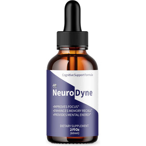 Neurodyne Drops, Official Neurodyne Memory Drops with All Natural Ingredients, Advanced Neuro Dyne Supplement for Joint Health and Nerve Support with Premium Vitamins for Women and Men (30 Servings)