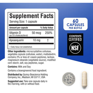 Prevagen Regular Strength - 180 Capsules (6 Month Supply) | Formulated for Your Brain | 10Mg of Apoaequorin plus Vitamin D3 with 7-Day Pill Minder