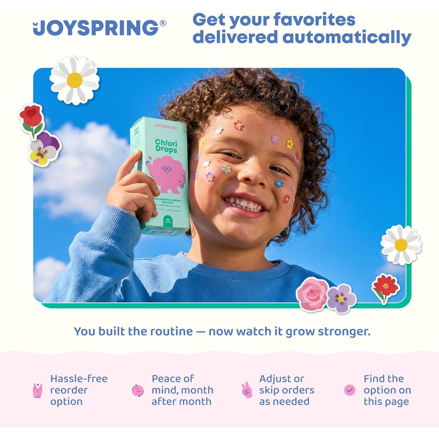 Joyspring Melatonin 1MG for Kids | 5HTP & L-Theanine – Sugar-Free Liquid Melatonin for Kids & Teens – Child-Friendly Sleep Supplement (1 Fl Oz)