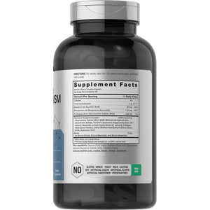 Horbäach Glucosamine Chondroitin MSM | 360 Caplets | Advanced Formula with Turmeric | Non-Gmo, Gluten Free