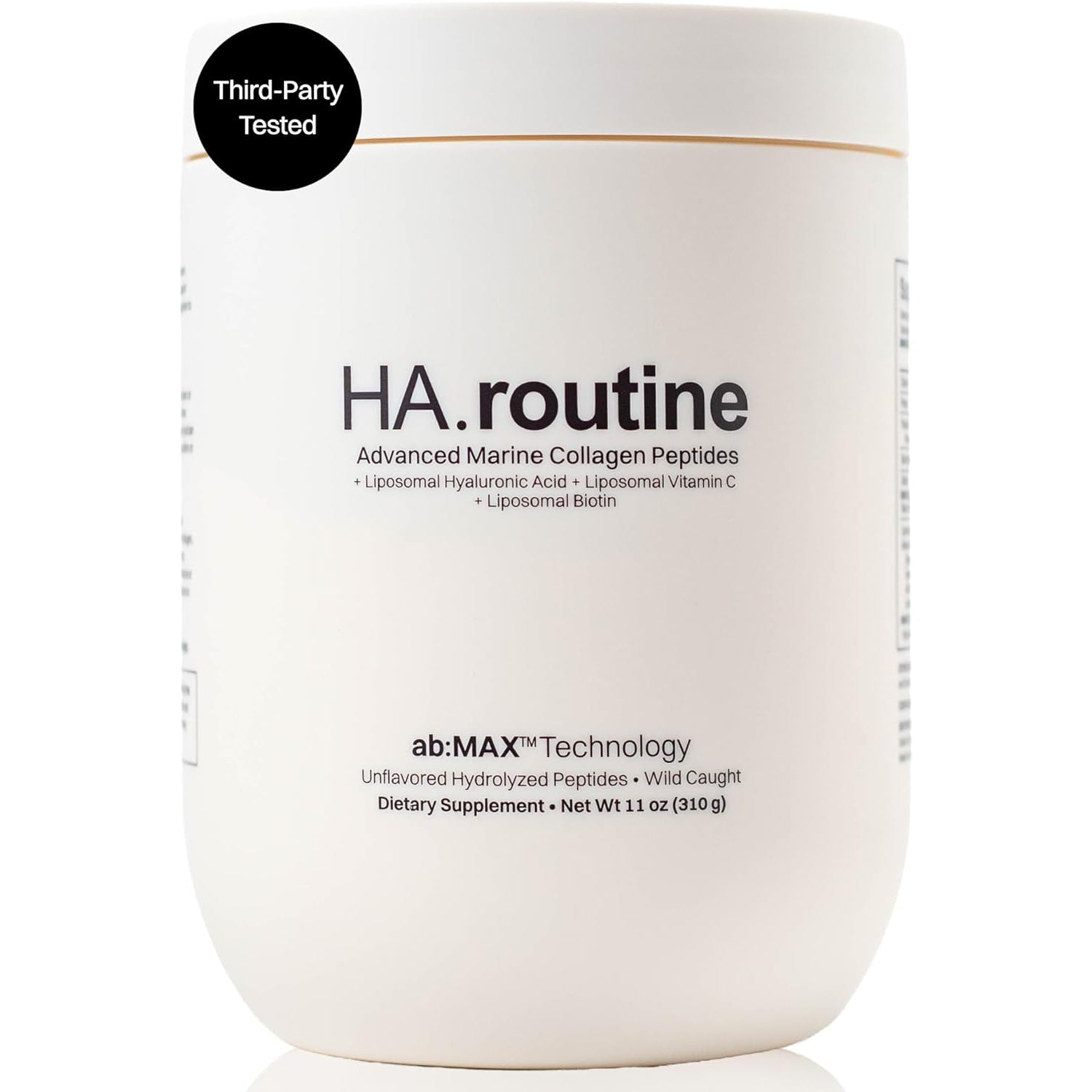 Haroutine Advanced Marine Collagen Peptides Powder + Liposomal Vitamin C, Hyaluronic Acid & Biotin, Type I Collagen Supplement for Skin, Hair, Nails, Joint & Gut Health, Unflavored-Packaging May Vary