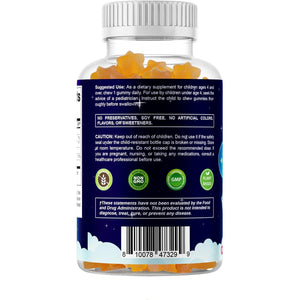 Vitamatic Sugar Free Kids Melatonin 1Mg, 90 Gummies, Pineapple & Passionfruit Flavored Gummies, 90 Days Supply