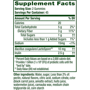 Align Dualbiotic, Prebiotics and Probiotics for Women and Men, Probiotics for Digestive Health, Prebiotics Help Nourish Good Bacteria, Natural Fruit Flavors, 90 Probiotic Gummies (Packaging May Vary)