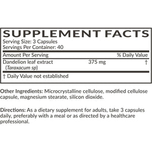 Futurebiotics Dandelion Extract Traditional Diuretic Herb, Non-Gmo, 120 Vegetarian Capsules