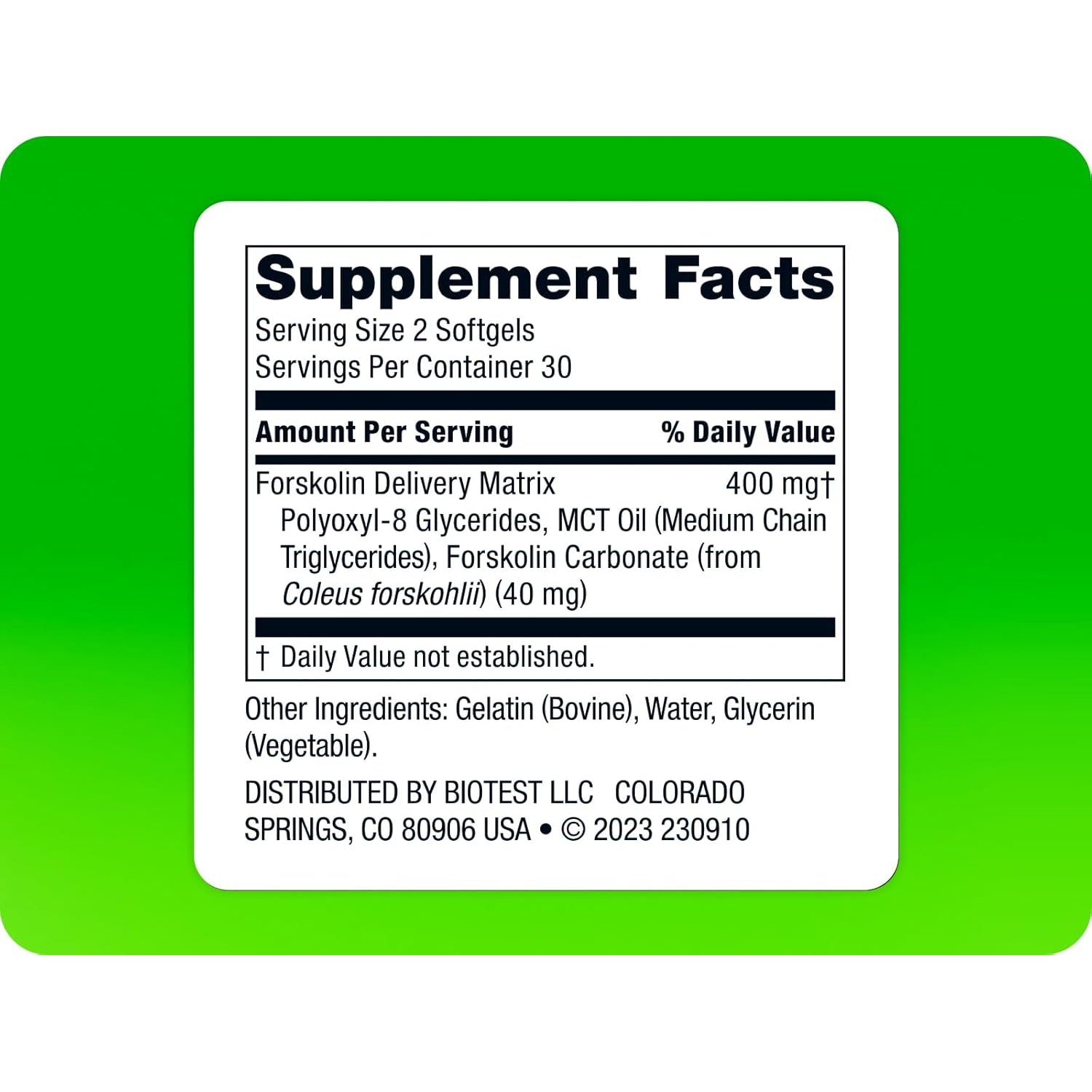 Biotest Carbolin 19-10Lb Fat-Loss without Dieting* - 30 Servings