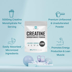 DEAL SUPPLEMENT Instant Creatine Monohydrate Powder, 5G per Serving – 60 Servings | Micronized, Unflavored, Fast Absorbing Formula | Filler Free, Non-Gmo, Keto Friendly, Vegan