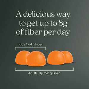 New Chapter Organic Fiber Gummies for Adults & Kids (Age 4+), Plant-Based Prebiotic Fiber for Digestive Health, Vegan, Non-Gmo, USDA Organic, Gluten Free, Citrus-Berry Flavored, 60 Ct